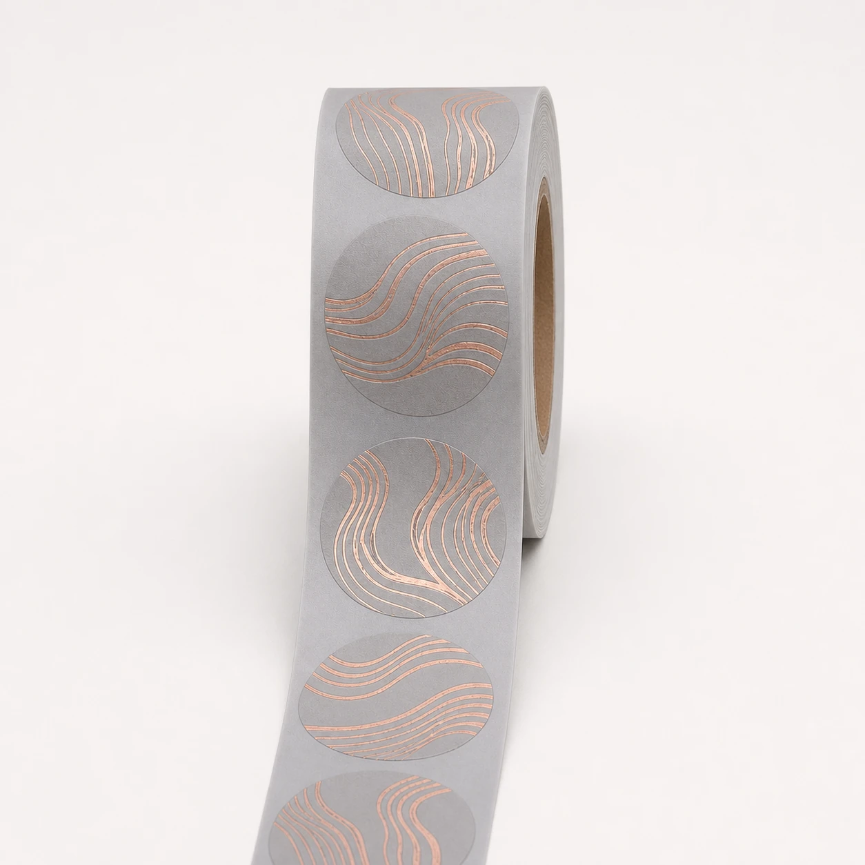 Label roll from the front