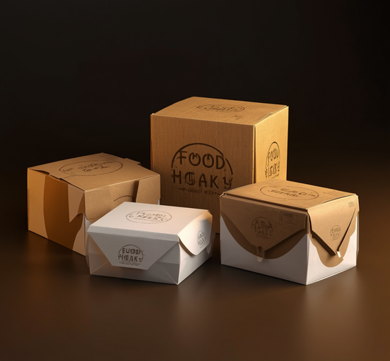 Fold-Lock Meal Box detail